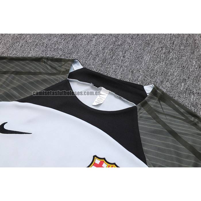 Chandal del Barcelona Manga Corta 2023 2024 Gris - Pantalon Corto